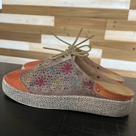 Spring Step L'ARTISTE Royce-Cam Women Slide Platform Shoes Size 7.5 EU 38 - Picture 3 of 10